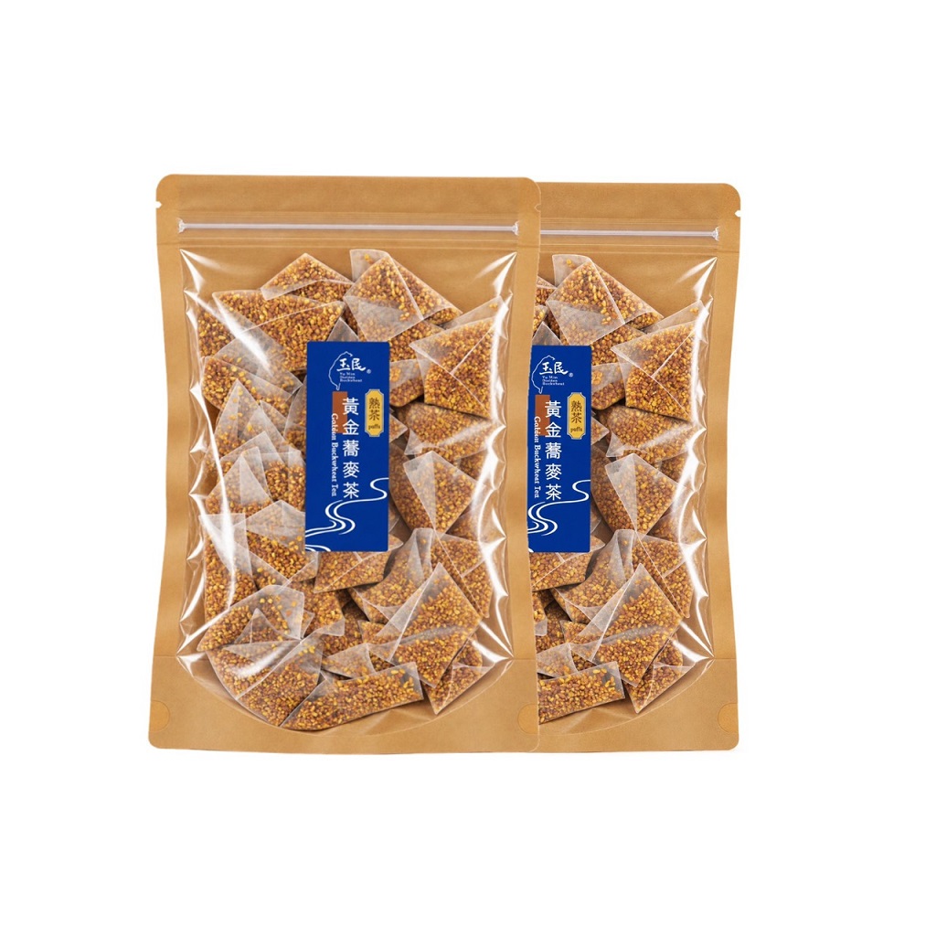 【品嘗-無咖啡因】黃金蕎麥茶X熟茶立體茶包(50入) 特惠組(2包)