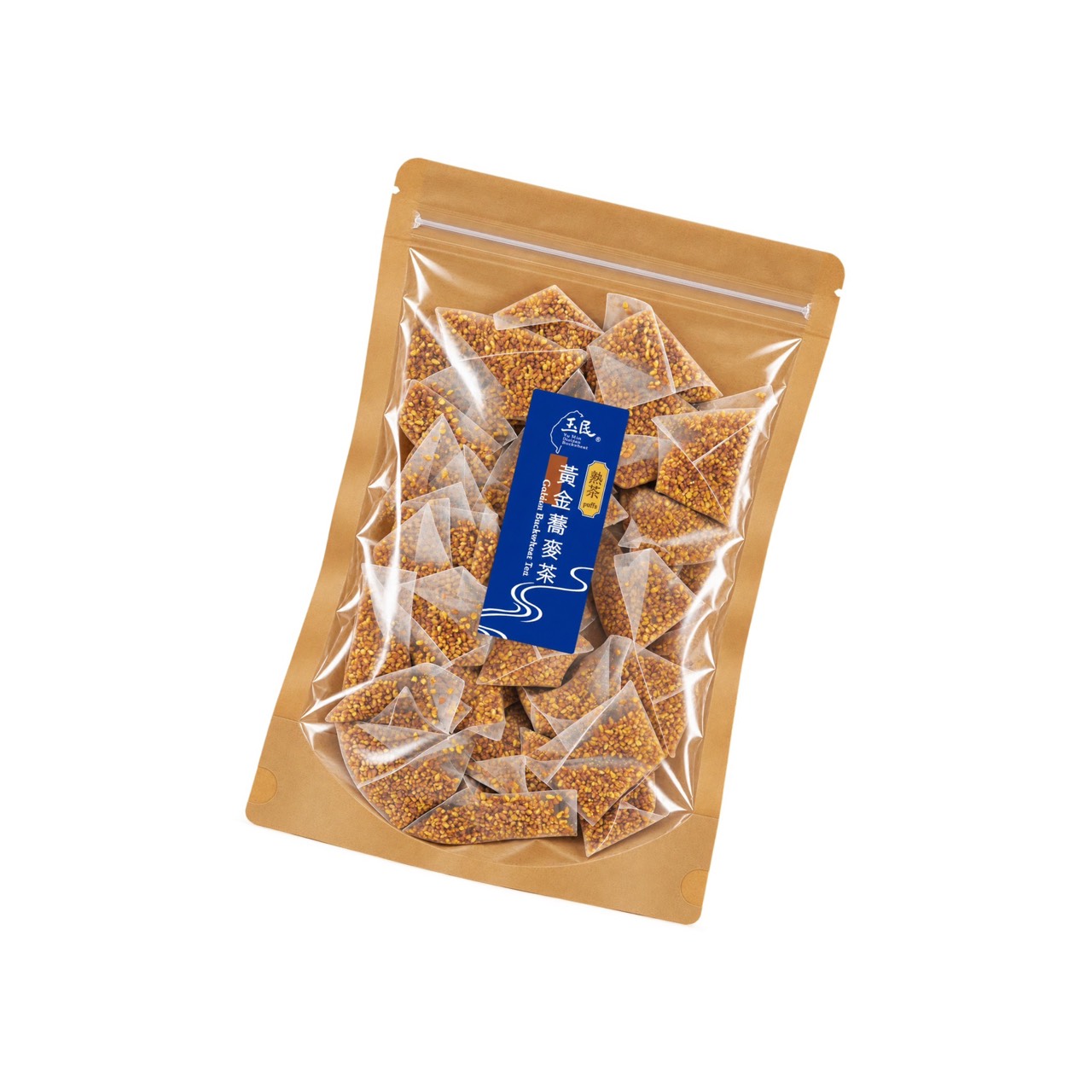 【品嘗-無咖啡因】黃金蕎麥茶X熟茶立體茶包(50入)